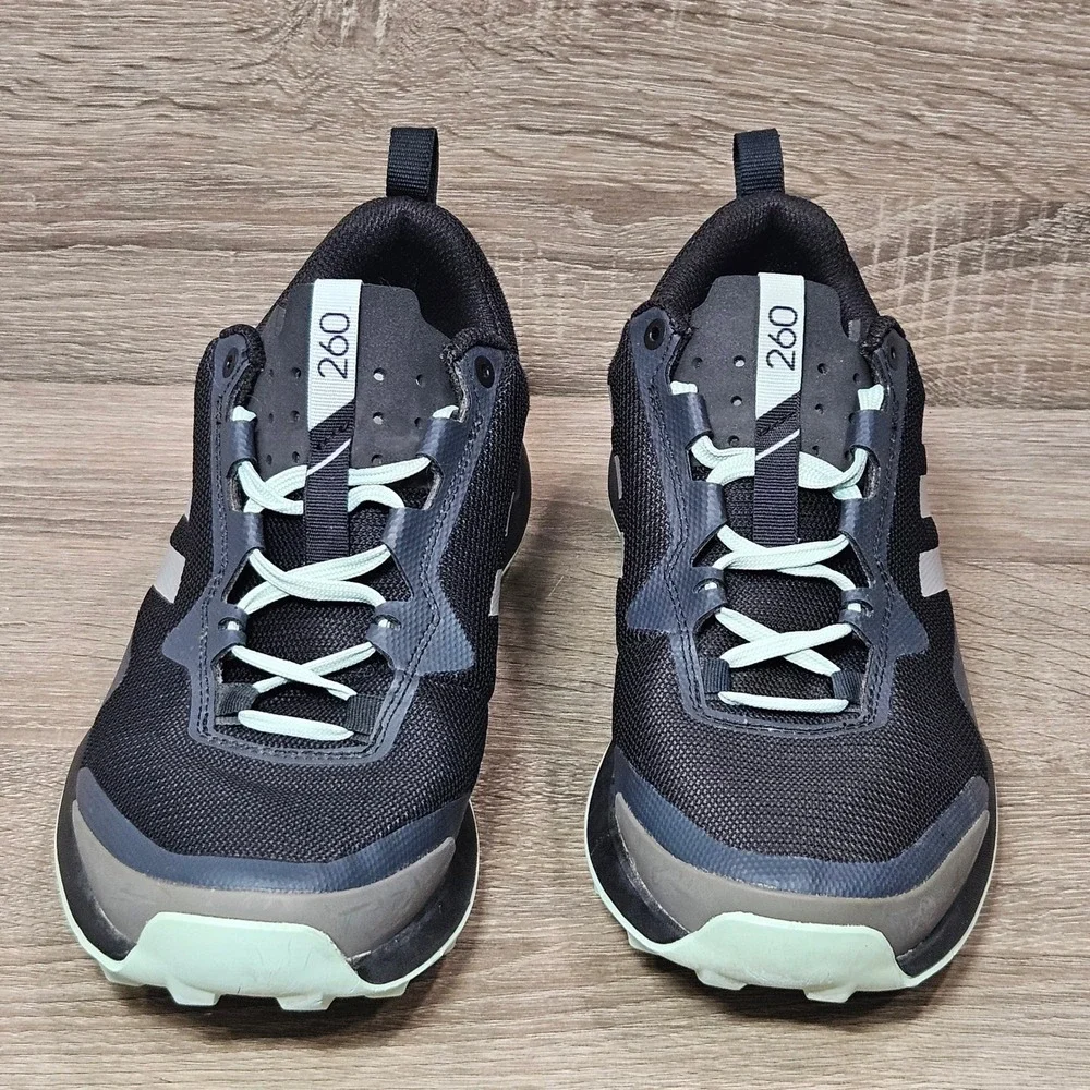 Adidas Terrex Speed Flow 260 Trail Running Shoes Black Mint Green Womens Sneaker